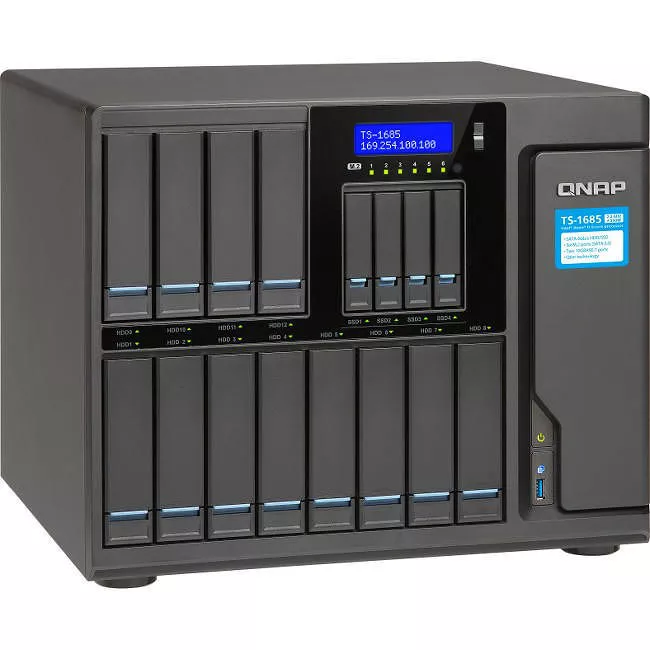 QNAP TS1685D153132G550WUS High-Capacity 16-Bay Xeon D Super NAS