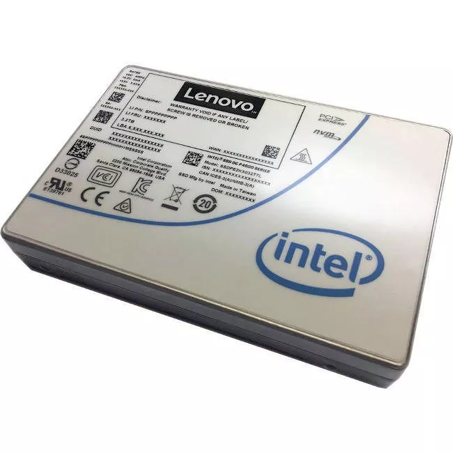 Lenovo 4XB7A10193 1.60 TB Solid State Drive - U.2 (SFF-8639) (PCI-E 3.0 x4) - 2.5" Drive - Internal