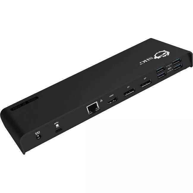 SIIG JU-DK0611-S1 USB-C 4K Triple Display Docking Station with PD Charging - 60W