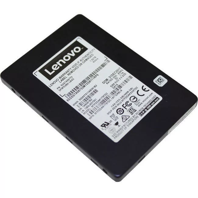 Lenovo 4XB7A10160 5200 SSD - 1.92 TB - Internal - 3.5 - SATA