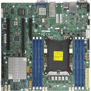 Supermicro MBD-X11SPM-TF-O Server Motherboard - 1x Socket P LGA-3647 - Intel C622 - 6x DDR4 - RAID - 1x M.2 - 2x PCIe x16 - Micro ATX