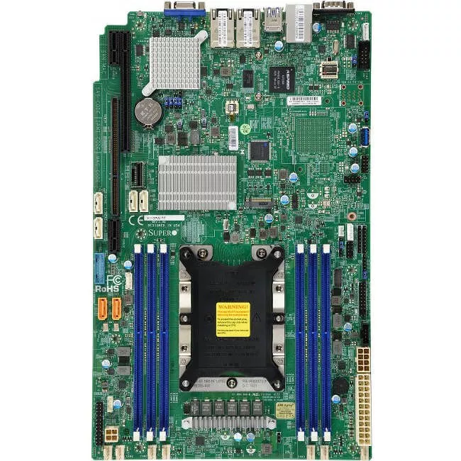 Supermicro MBD-X11SPW-CTF-O Server Motherboard - 1x Socket P LGA-3647 - Intel C622 - 6x DDR4 - RAID - 1x M.2 - 1x PCIe x16 - Proprietary Form Factor