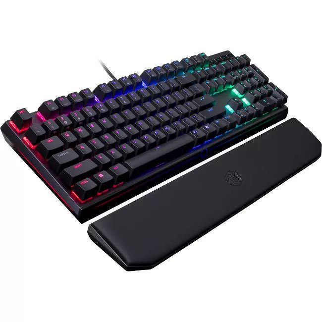 Cooler Master MK-750-GKCL1-US MasterKeys MK750 RGB Mechanical Keyboard with Wristpad