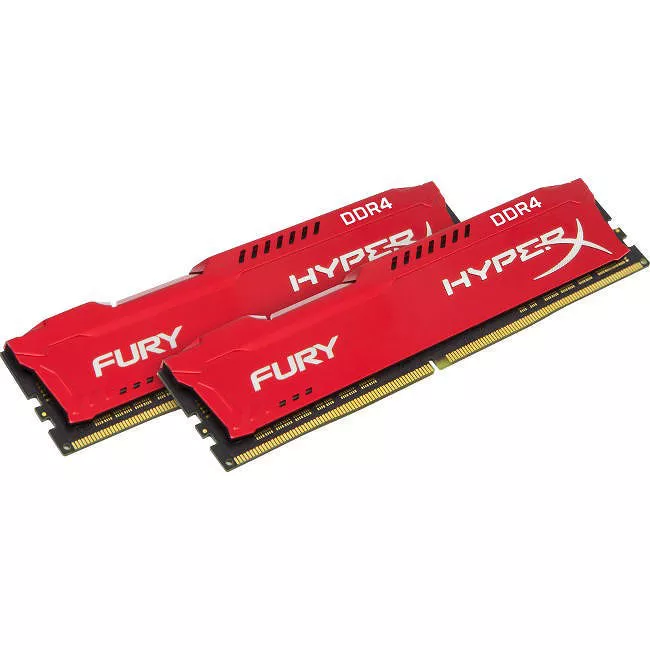 Kingston HX434C19FR2K2/16 HyperX Fury 16GB (2x8) DDR4 SDRAM Memory Module - Unbuffered