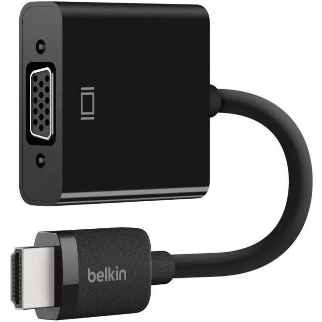Belkin AV10170BT HDMI to VGA Adapter with Micro-USB Power and Audio Support