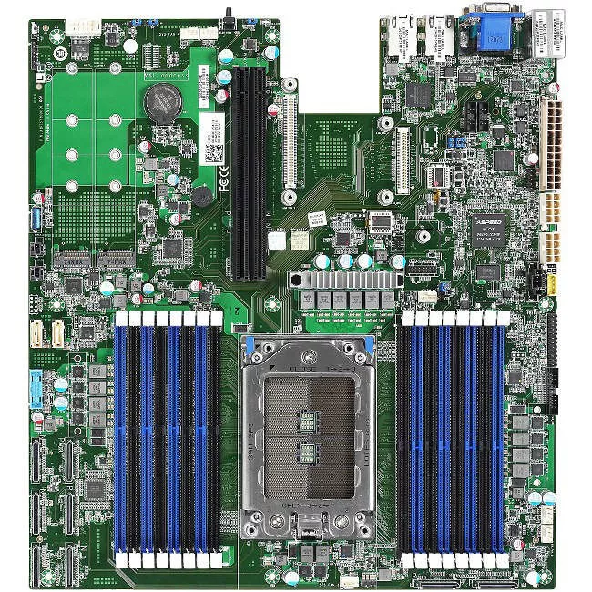 MiTAC S8026GM2NR-LE Server Motherboard - 1x Socket SP3 - AMD 16x DDR4 - No - 2x M.2 - EATX