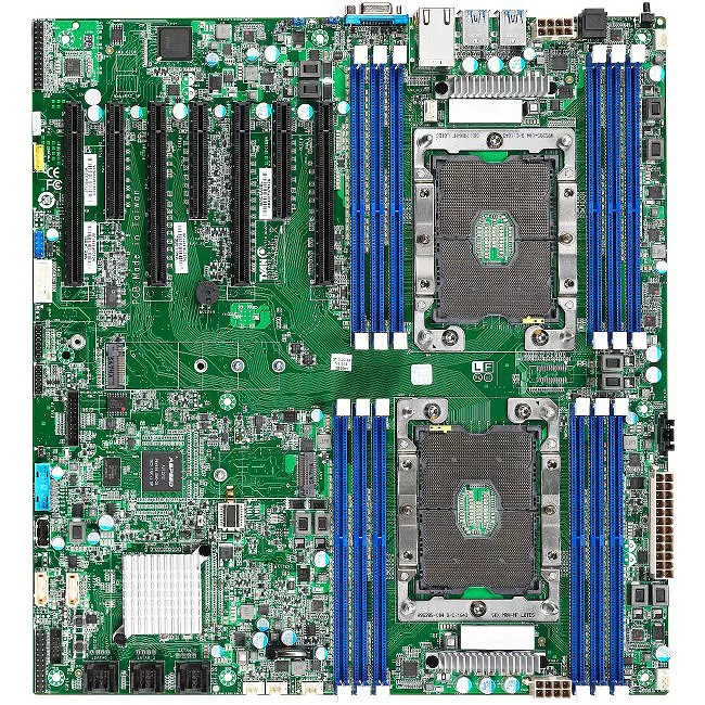 MiTAC S7100AGM2NR-EX Server Motherboard - 2x Socket P LGA-3647 - Intel C621 - 12x DDR4 - RAID - 2x M.2 - 4x PCIe x16 - SSI EEB
