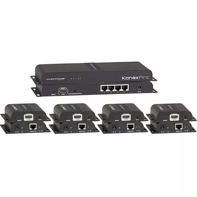 KanexPro SP-HDCAT1X4 HDMI 1x4 Distribution Amplifier over CAT5e/6 Outputs