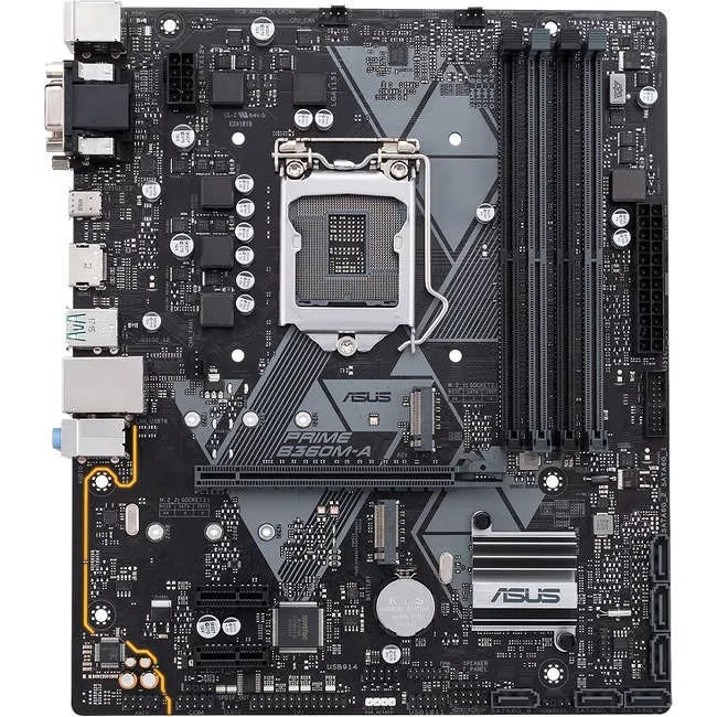 ASUS PRIME B360M-A Desktop Motherboard - 1x Socket H4 LGA-1151 - Intel B360 - 4x DDR4 - 2x M.2 - 1x PCIe x16 - 1x RJ-45 - Micro ATX