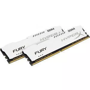 Kingston HX429C17FW2K2/16 FURY Memory White - 16GB Kit (2x8GB) DDR4 2933MHz CL17 DIMM - Unbuffered