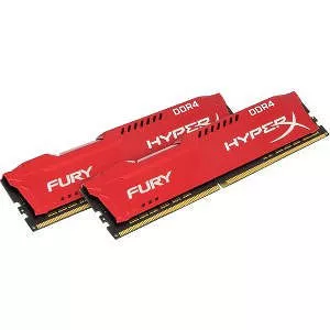 Kingston HX432C18FR2K2/16 FURY Memory Red - 16GB Kit*(2x8GB) - DDR4 3200MHz CL18 DIMM - Unbuffered