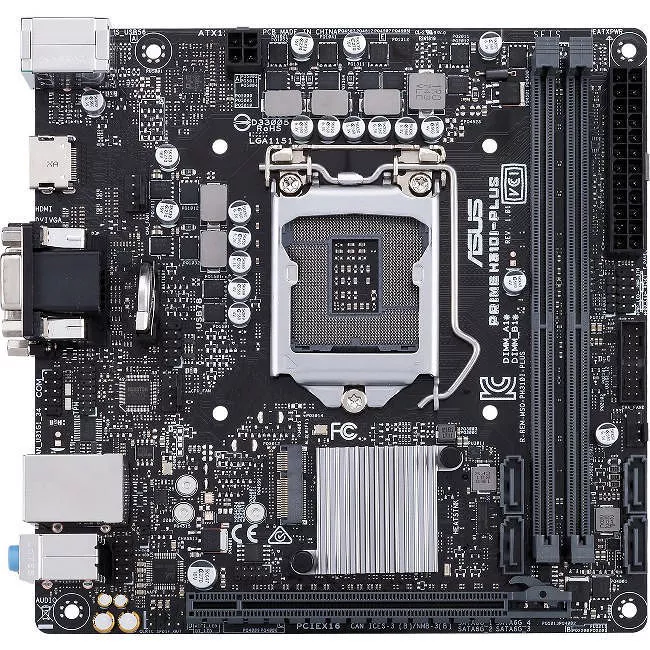 ASUS PRIME H310I-PLUS/CSM Mini-ITX Motherboard - Intel H310 Chipset - Intel LGA 1151 Socket