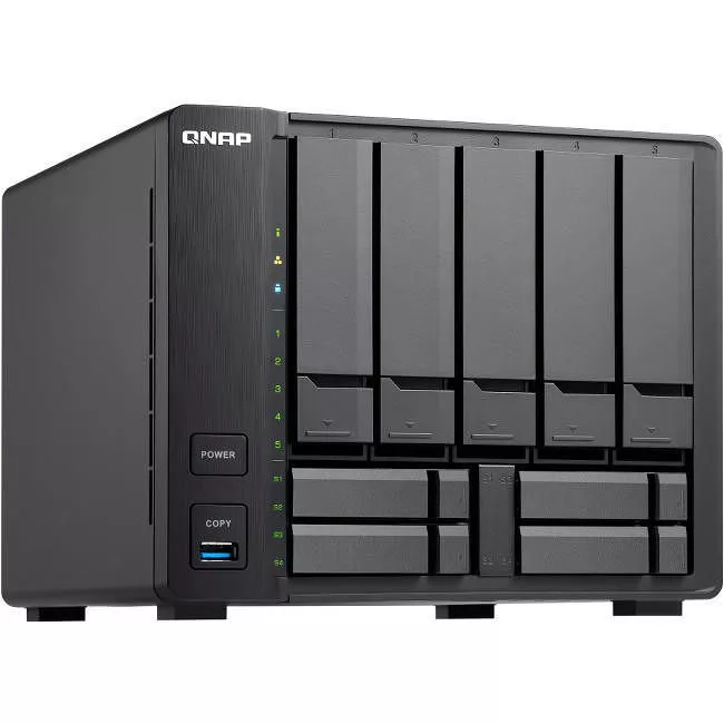 QNAP TS-932X-2G-US 9-bay Hybrid NAS Supporting 3.5" & 2.5" Drives with Dual 10GbE Ports