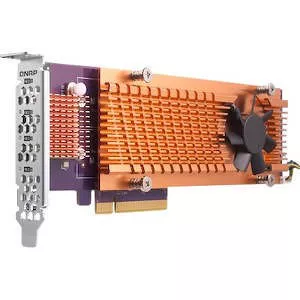 QNAP QM2-4P-284 M.2 2280 PCIe NVMe SSD Expansion Card