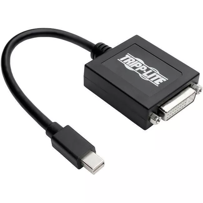 Tripp Lite P137-06N-DVIB Keyspan Mini DisplayPort to DVI Adapter Video Converter for Mac/PC Black (M/F) 6-in. (15.24 cm)