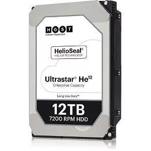 HGST 0F30143 Ultrastar Hard Drive - 12 TB - 256 MB - 3.5 - SATA - 7200