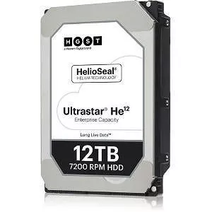 HGST 0F29533 Ultrastar Hard Drive - 12 TB - 256 MB - 3.5 - SAS - 7200