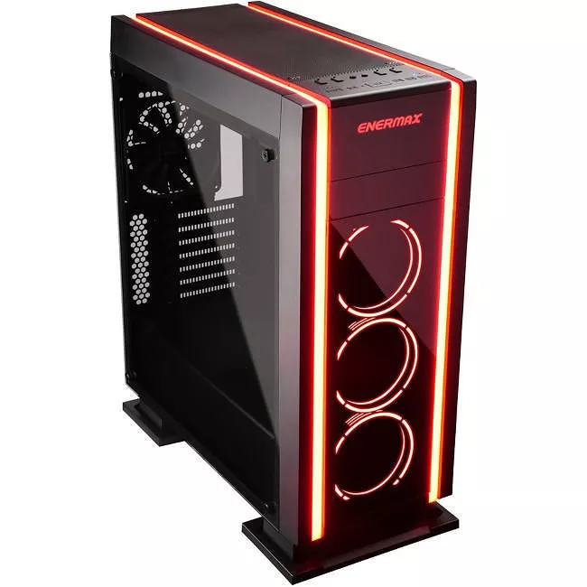 Enermax ECA3500BA-RGB SABERAY Computer Case - Mid-tower - Black