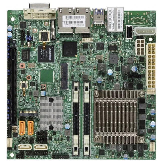 Supermicro MBD-X11SSV-M4F-O Server Motherboard - Socket BGA-1440 - Intel C236 - 2x DDR4 - RAID - 1x M.2 - Mini ITX