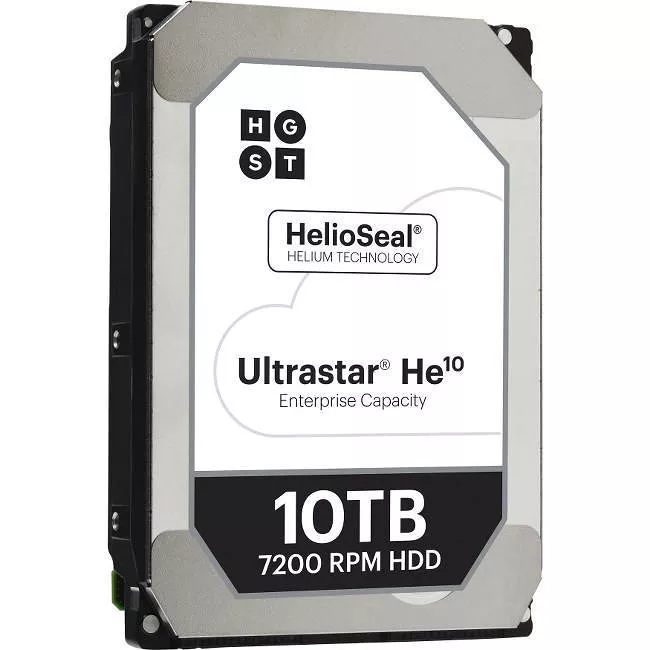 HGST 0F27605 Ultrastar Hard Drive - 10 TB - 256 MB - 3.5 - SATA - 7200