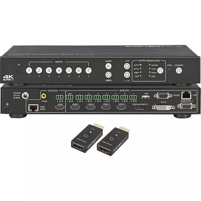 KanexPro HDSC71D-4K 4K Presentation System with Click-to-Show me Controller and Scaler
