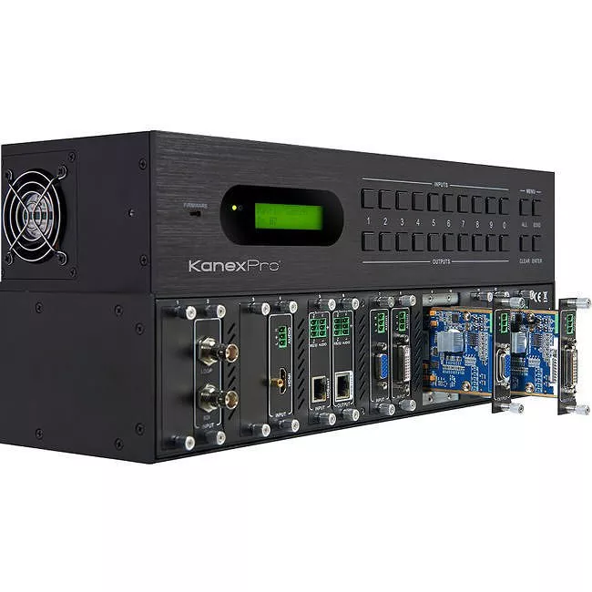 KanexPro FLEX-MMX12 Flexible Modular Matrix with 12 I/O slots