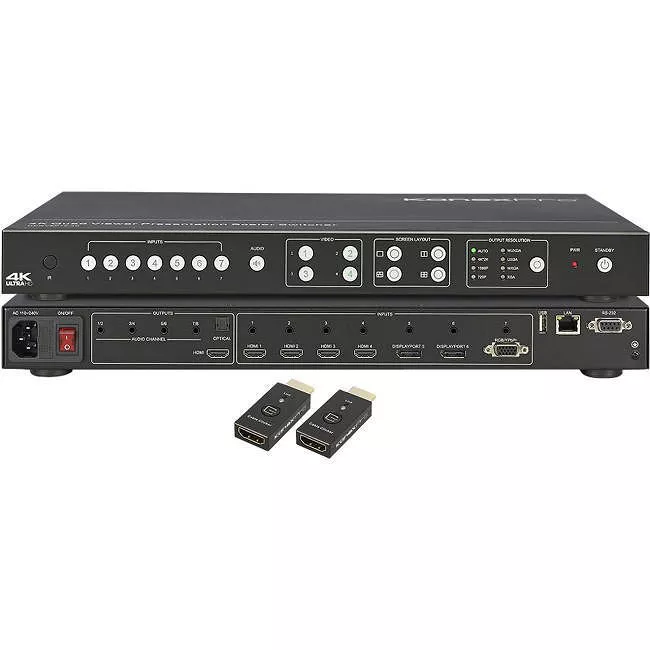 KanexPro HD-VTSC72-4K 4K Video Tiler & Scaler Switcher w/ HDMI