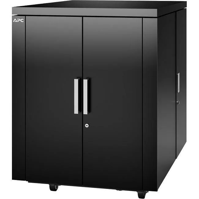 APC AR4018SPX429 NetShelter CX 18U Secure Soundproof Server Room in a Box Enclosure - Shock Pkging