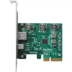 HighPoint RU1322B PCI-Express 3.0 Host Interface, Dual USB 3.1 Gen 2.0 Ports
