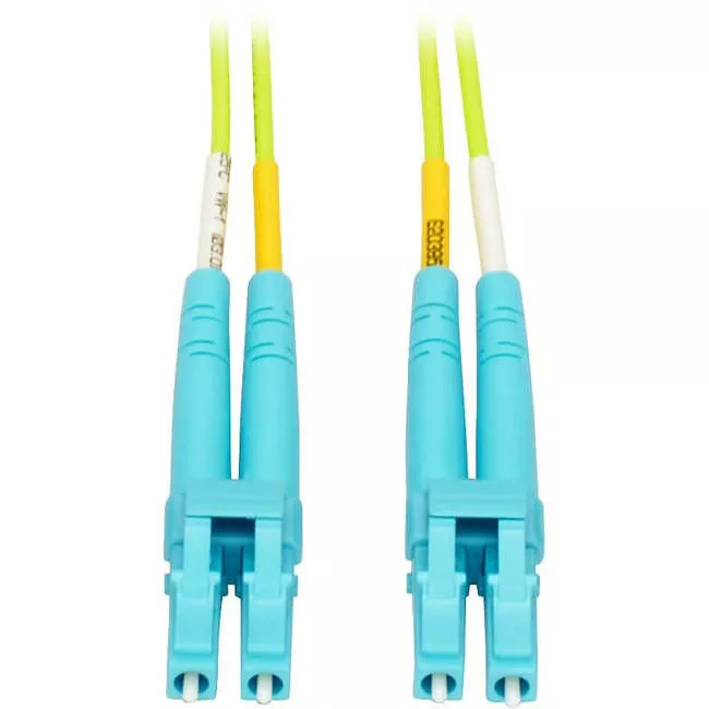 Tripp Lite N820-03M-OM5 Eaton Tripp Lite Series 100G Duplex Multimode 50/125 OM5 LSZH Fiber Optic Cable (LC/LC), Lime Green, 3 m