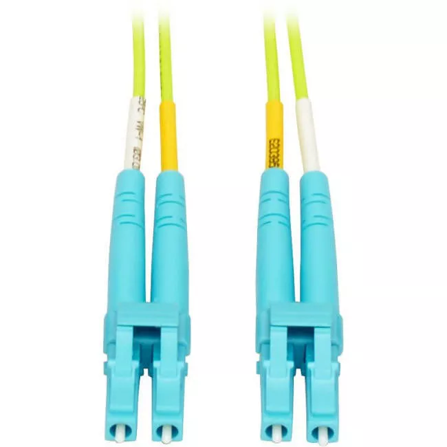 Tripp Lite N820-10M-OM5 Eaton Tripp Lite Series 100G Duplex Multimode 50/125 OM5 LSZH Fiber Optic Cable (LC/LC), Lime Green, 10 m