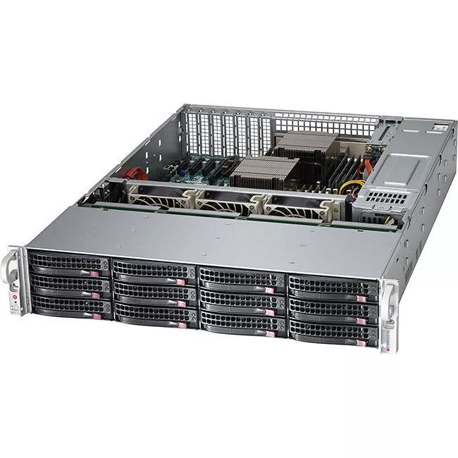 Supermicro SSG-6028R-E1CR12T 2U Rack Barebone - Intel C612 Chipset - 2X Socket R3 LGA-2011