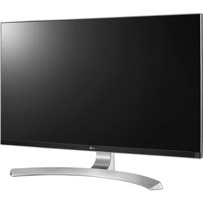 LG 27UD88-W 27" Class 4K UHD LCD Monitor - 16:9 - Textured Black, Silver Spray, High Glossy White
