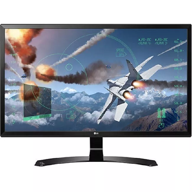 LG 27UD58-B 27" Class 4K UHD LCD Monitor - 16:9 - Matte Black, Glossy Black