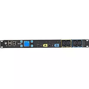 Eaton EMIT05-10 ePDU 1U Metered In: L6-30P 24A, Out: 16x C13 16-Outlet PDU