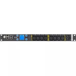 Eaton EMIT10-10 ePDU Metered Input 1U In: C20, L6-20P 16A 1P Out: 8x C13