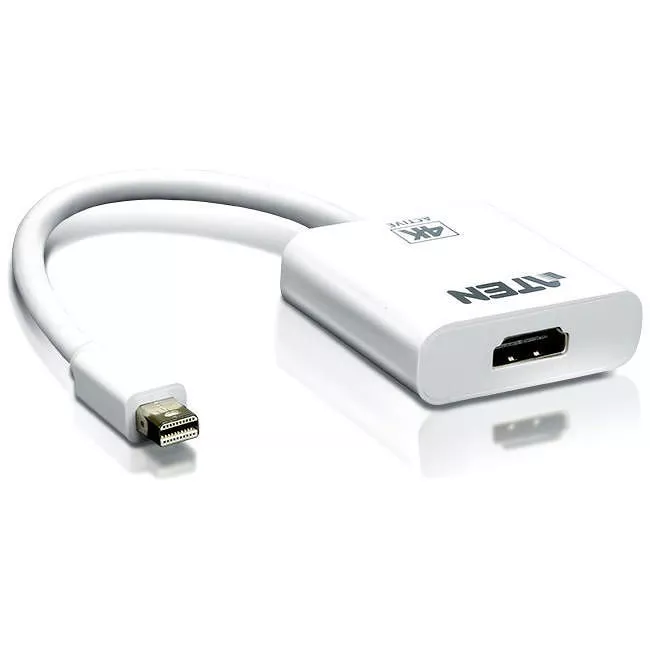 ATEN VC981 Mini DisplayPort to 4K HDMI Active Adapter - White
