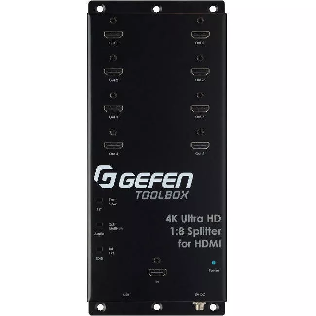 Gefen GTB-HD4K2K-148C-BLK Ultra HD 1:8 Splitter for HDMI