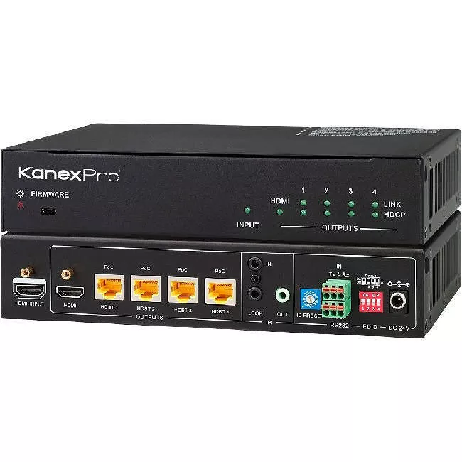 KanexPro SP-HDBT1X4 4K HDBaseT Distribution Amplifier up to 70m
