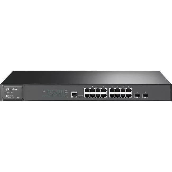TP-LINK T2600G-18TS JetStream 16-Port Gigabit L2 Managed Switch with 2 SFP Slots