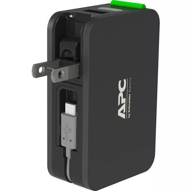 APC M3PMBK Mobile Power Pack, 3400mAh , Lithium-Ion, All-in-One Charging Solution, Black