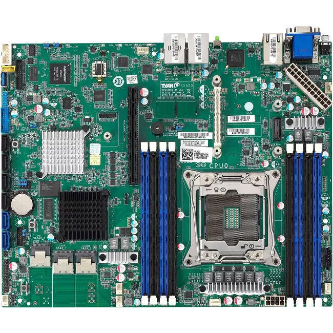 MiTAC S5620WGM4NR Server Motherboard - 1x Socket LGA 2011-v3 - Intel C612 - 8x DDR4 - RAID - 1x PCIe x16 - 4x RJ-45 - ATX