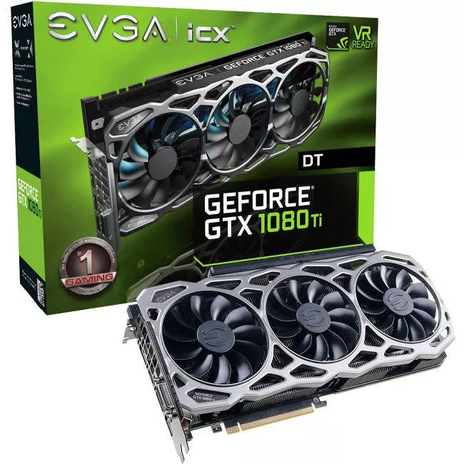 EVGA 11G-P4-6694-KR GeForce GTX 1080 Ti Graphic Card - 1.48 GHz Core - 11 GB GDDR5X - Dual Slot