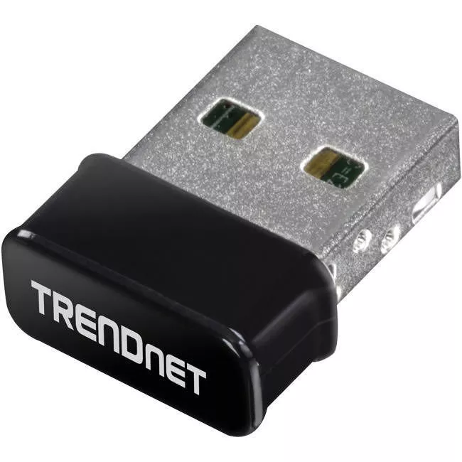 TRENDnet TEW-808UBM Micro AC1200 Wireless USB Adapter, Dual Band Support For 2.4GHz And 5GHz, WiFi AC1200 MU-MIMO Adapter, WPA2 Encrpytion, Easy Setup, Supports Windows And Mac, Black,