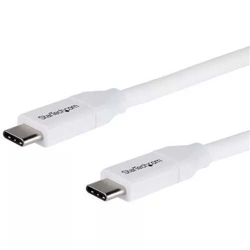 StarTech USB2C5C2MW USB C Cable - 2m - 5A PD - M/M - White