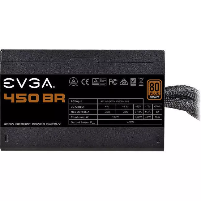 EVGA 100-BR-0450-K1 BR Power Supply - 450 W