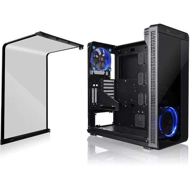 Thermaltake CA-1J7-00M1WN-00 View 37 Ring Ed. Computer Case, Tempered Glass Side Panel - Mid-tower