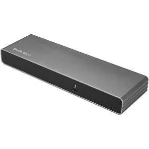 StarTech TB3DK2DHV Win/Mac - Dual 4K 60Hz Thunderbolt 3 Docking Station - DP / HDMI / VGA - 85W