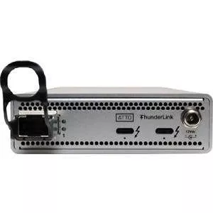 ATTO TLNQ-3401-DE0 Dual 40Gb to Single 40Gb Ethernet Thunderbolt 3 Adapter w/QSFP+ and power cord