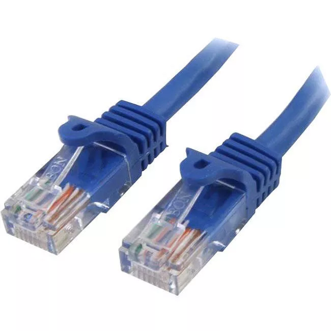 StarTech 45PAT5MBL 5m Cat5e Patch Cable with Snagless RJ45 Connectors